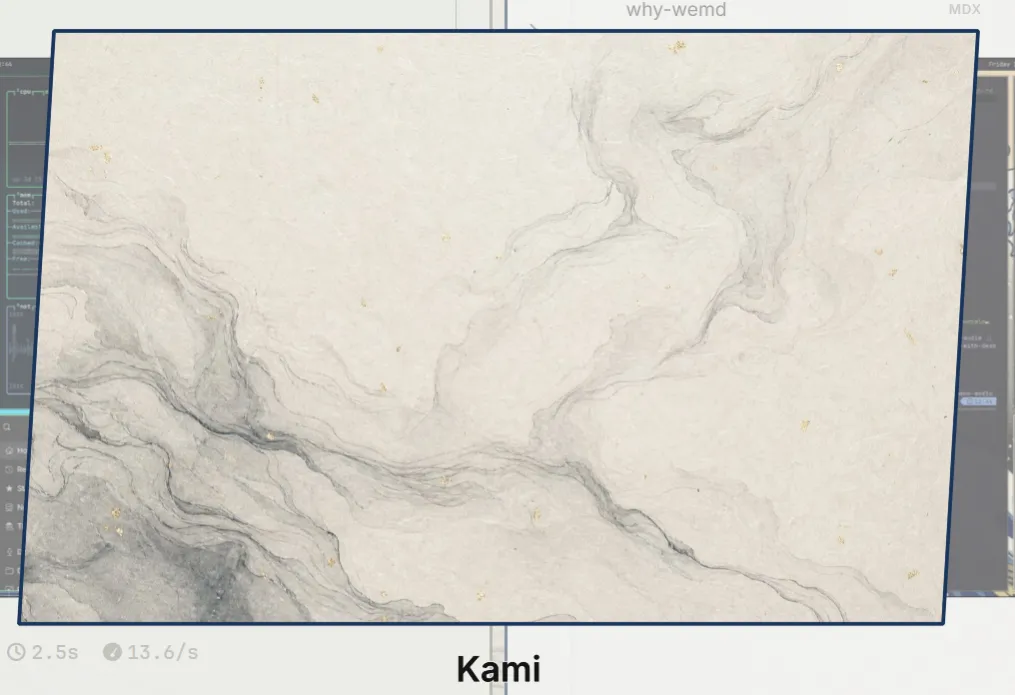 Kami 主题与壁纸视觉效果